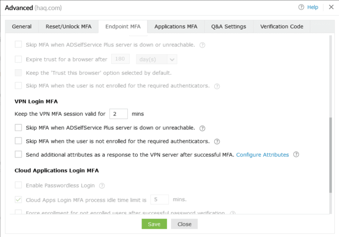 About backup codes