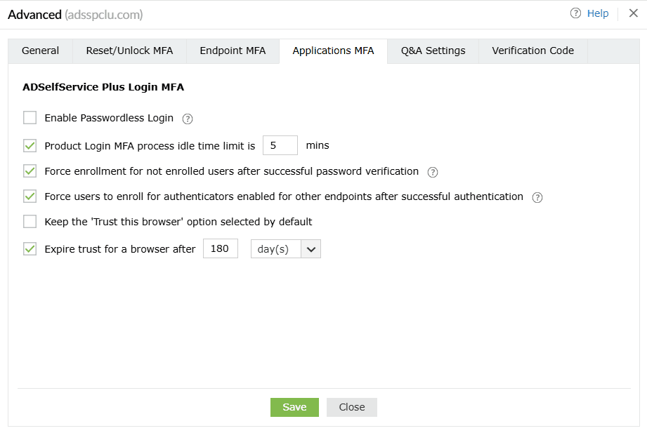 About backup codes